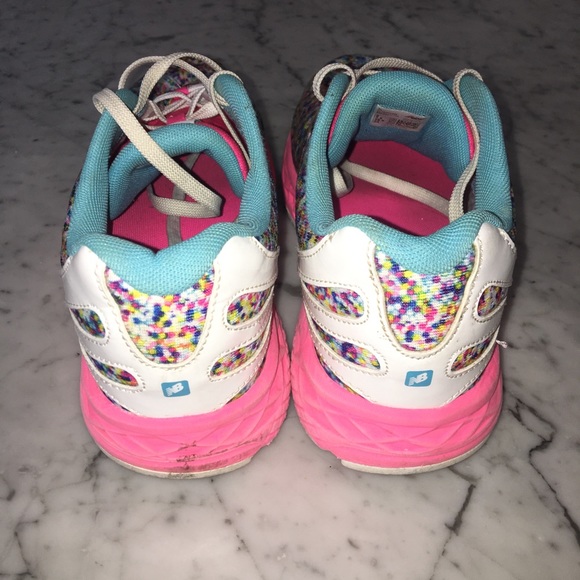New Balance Girls Confetti Sneakers - Picture 4 of 5